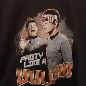 Party Like A Vulcan by Star Trek T-shirt (2008)Brand-new